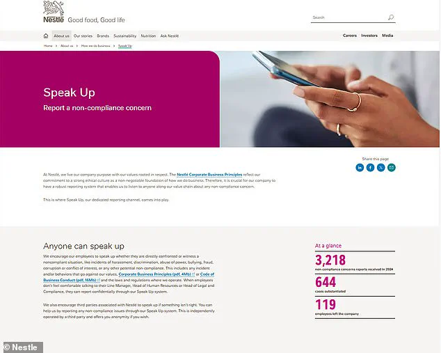 Breaking: Anonymous Tip Sparks Nestlé CEO's Downfall in Corporate Scandal