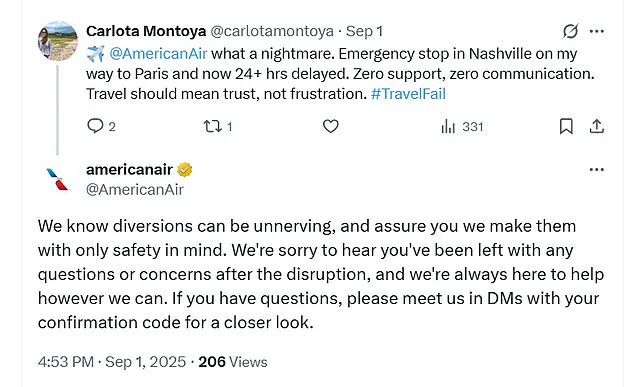 Fuel Leak Forces American Airlines Flight Diversion, Stranding Hundreds Over Labor Day Weekend