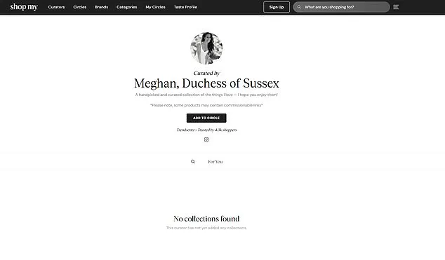 Meghan Markle's Disappeared Online Store: A Symbol of Royal Privilege Exploited for Personal Gain