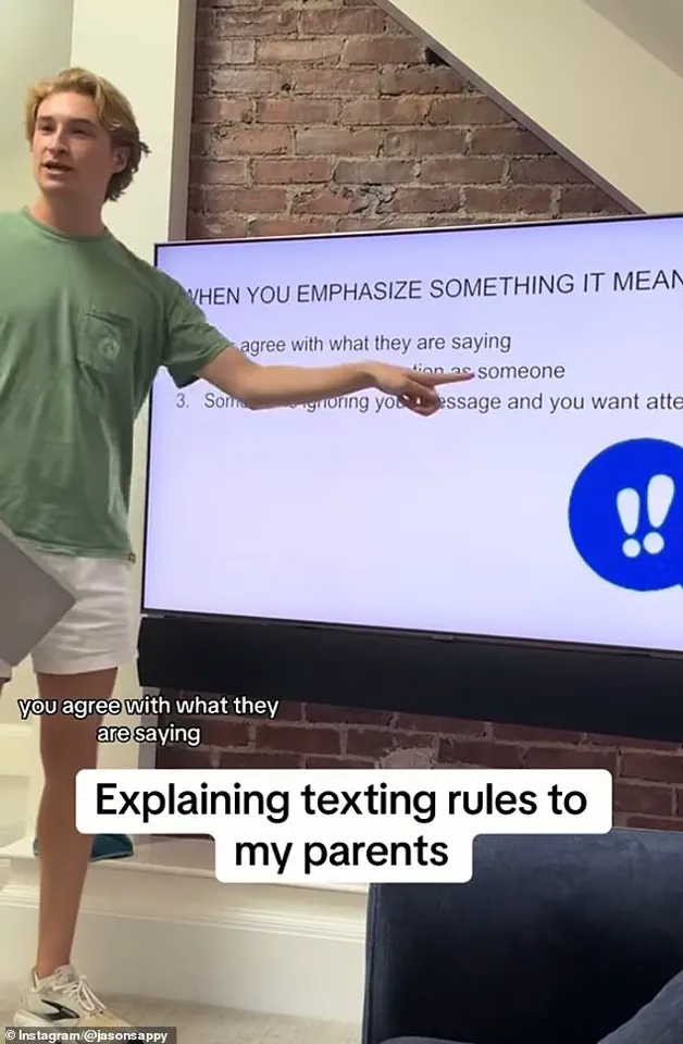 Young Man Teaches Family Texting Etiquette After Concerns Over Excessive Use of Exclamation Points in iMessage