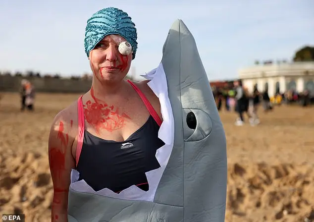 Hundreds Brave Icy Waters for Traditional New Year's Day Dip in North Tyneside