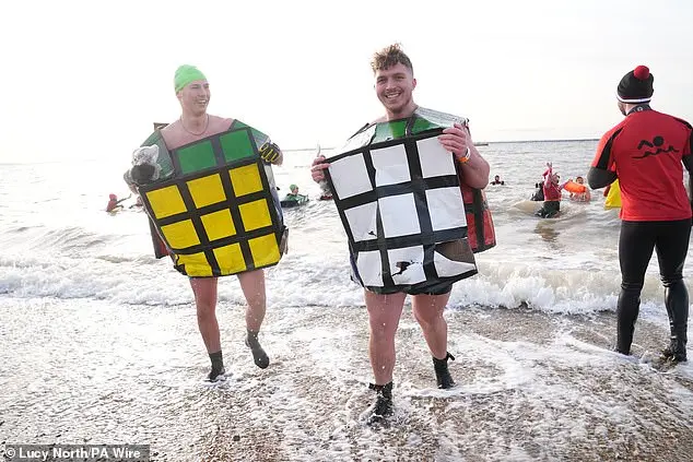Hundreds Brave Icy Waters for Traditional New Year's Day Dip in North Tyneside