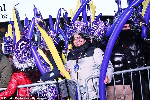 New Year's Celebration in Times Square Amid Cold Weather and Public Gatherings