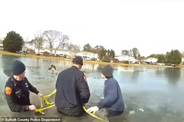 Christmas Day Heroics: Long Island Police Rescue 8-Year-Old Boy from Frozen Pond