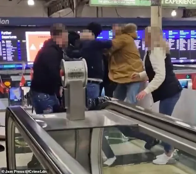 Bystander's Footage Reveals Violent Chaos as Passengers Freeze in Shock at Victoria Station