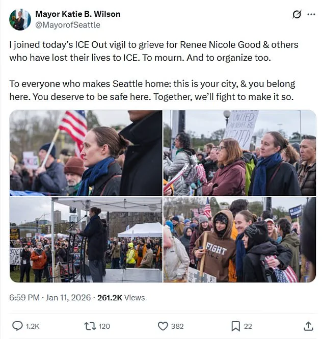 Seattle Mayor Katie B. Wilson Faces Controversy Over Photo With Far-Left Activist Calling for Arson