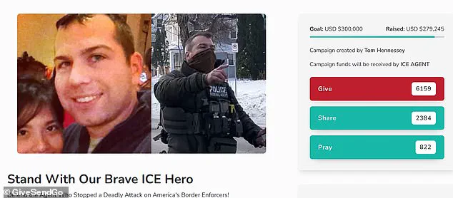 ICE Officer's Million-Dollar Crowdfunding Campaign Sparks Debate After Fatal Shooting