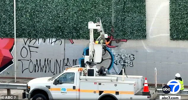 Artificial Ivy Wall Defaced Within Hours, Exposing Flaws in California's Green Anti-Graffiti Initiative