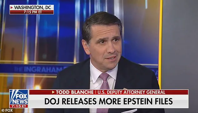 Deputy AG Blanche Sparks Outcry Over Downplaying Epstein Documents and 'Not a Crime to Party' Remarks