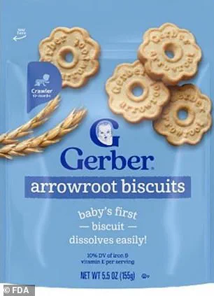 FDA Issues Urgent Recall of Gerber Arrowroot Biscuits Over Choking Hazard from Plastic Shards