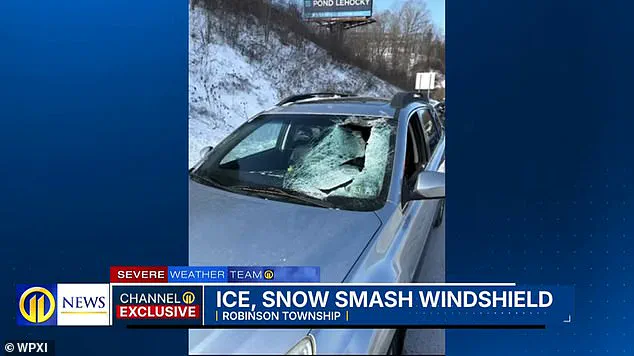Massive Ice Slab From Tractor-Trailer Shatters Windshield, Leaves Mother Injured And Daughter Traumatized In Pennsylvania Crash