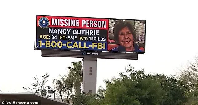 Arizona Authorities Intensify Search for 84-Year-Old Nancy Guthrie Amid Kidnapping Fears and Medical Urgency
