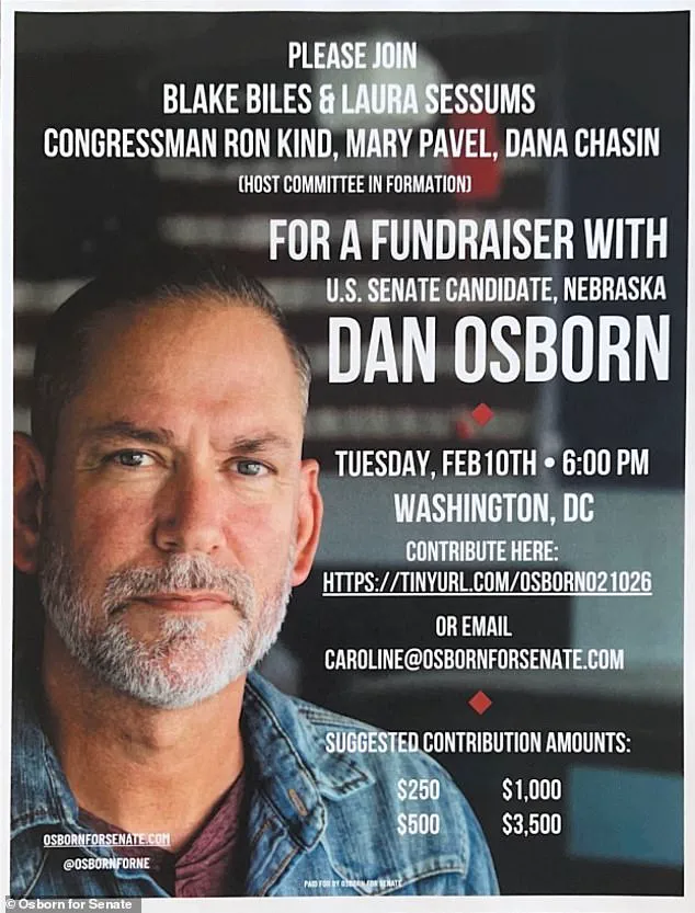 High-Profile Fundraiser for Senate Candidate Dan Osborn Cancelled Over Epstein File Ties