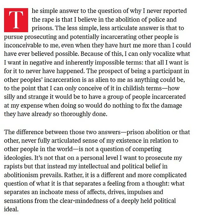 Columbia PhD Candidate Anna Krauthamer's Essay 'Why I Didn’t Report My Rape' Sparks Debate Over Prison Abolition and Legal System Accountability