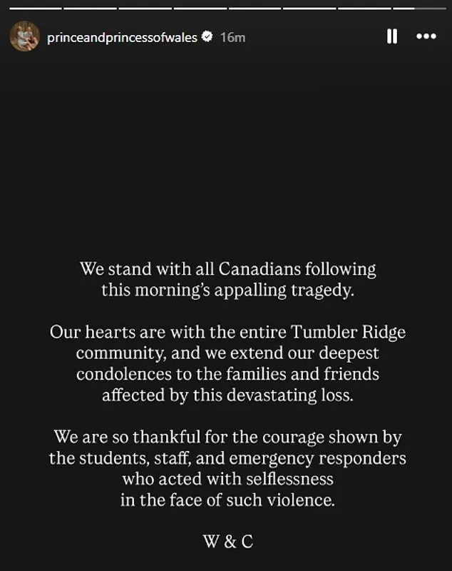 King Charles Expresses Shock and Sadness Over Tumbler Ridge School Shooting, Royal Family Offers Condolences to Victims' Families