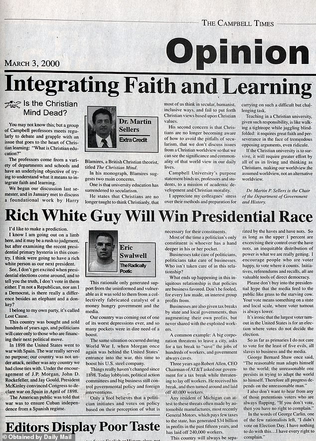From Campus Rebel to Political Powerbroker: The Surprising Past of Eric Swalwell