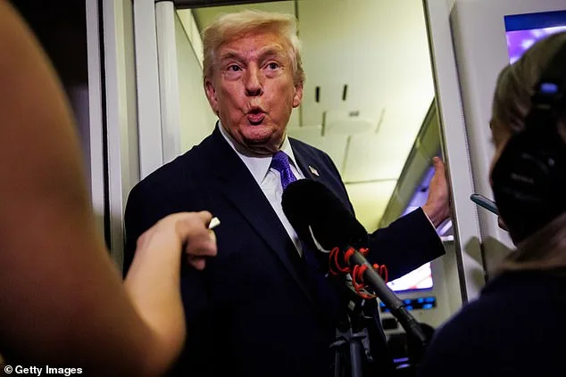 Trump Confronted Over Alleged Relationship Between Noem and Lewandowski on Air Force One