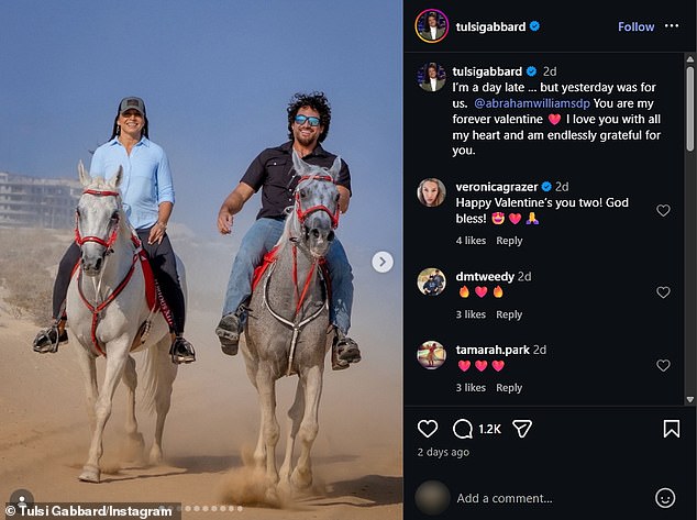 Tulsi Gabbard Offers Rare Glimpse into Personal Life with Heartfelt Tribute to Husband Abraham Williams