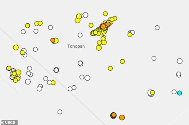 127 Earthquakes Shake Central Nevada Near U.S. Military and Nuclear Facilities, Raising Concerns