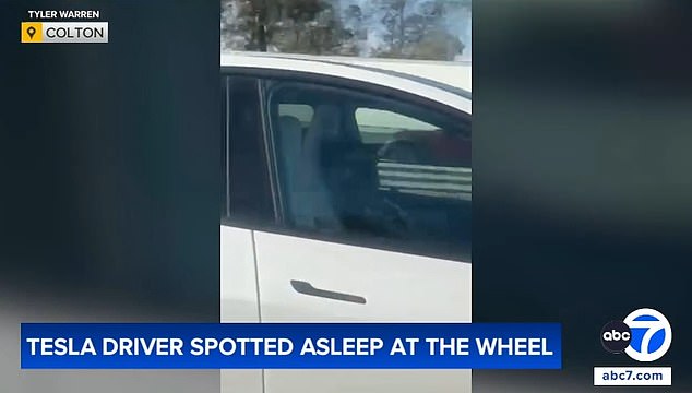 Alarming Incident: Woman Sleeps Behind Wheel of Self-Driving Tesla on California Freeway, Raising Safety Concerns