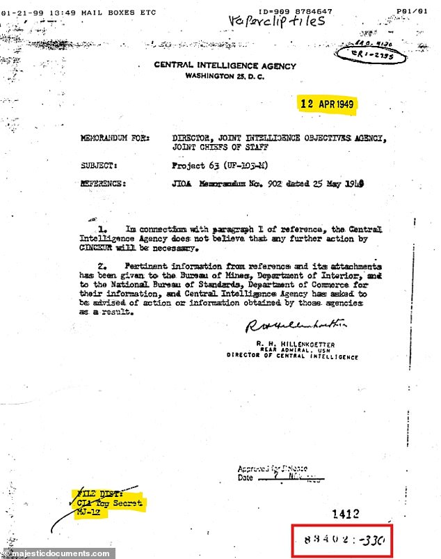 CIA Stamps on Majestic-12 Files Spark Fresh Debate Over UFO Secrets