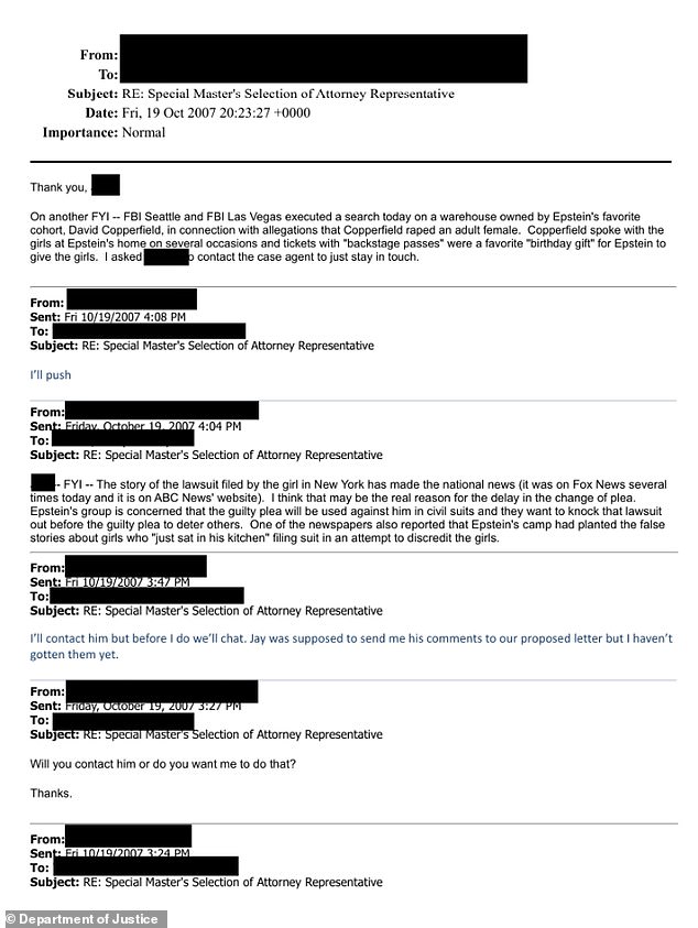 FBI's Abandoned Probe Into David Copperfield and Jeffrey Epstein Revealed in New Documents