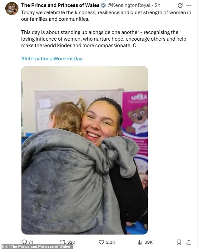 Princess of Wales Marks International Women's Day with Poignant Tribute to Women's Kindness and Resilience, Highlighting Intergenerational Bonds as Queen Camilla Joins Celebrations