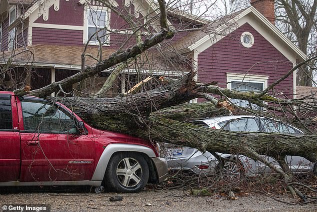 Tornadoes and Severe Storms Rip Through 12 States, Leaving 100,000 Without Power and 8 Dead as Threat Lingers