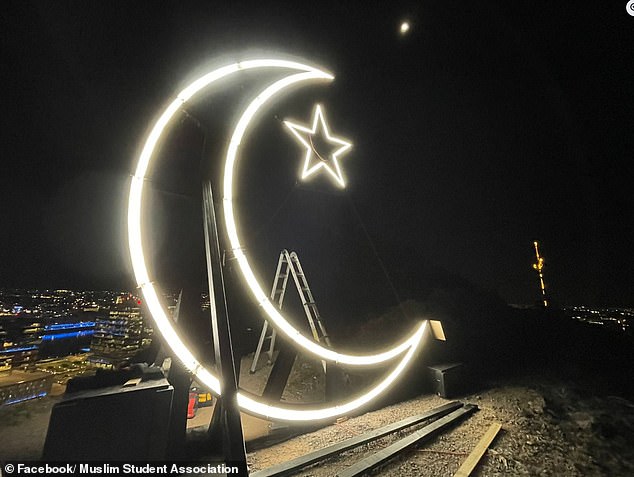 Vandals Destroy Islamic Crescent Moon Symbolizing Ramadan; City Condemns Hate Act