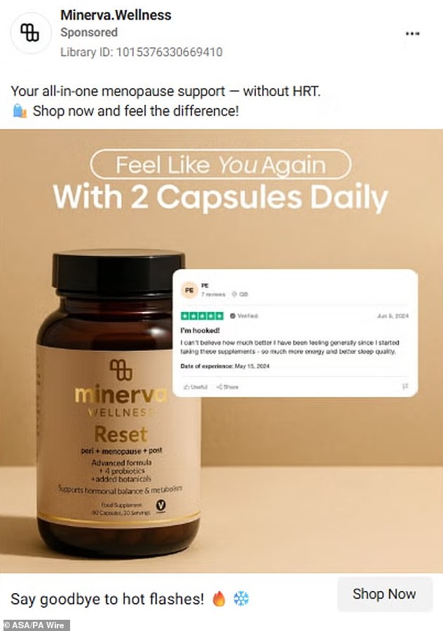 ASA Launches Crackdown on Misleading Health Supplement Ads Targeting Women's Hormonal Issues, Banning Five Brands Over Claims of Treating Menopause and PCOS Symptoms