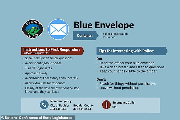 Washington State Passes Law Creating 'Blue Envelope' Program to Aid Neurodivergent Individuals During Traffic Stops