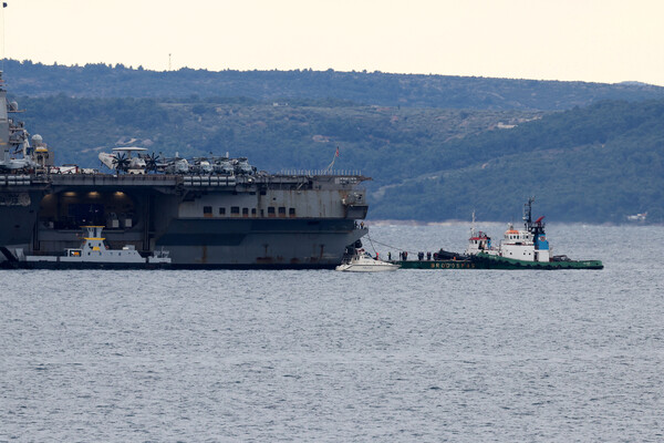 USS Gerald R. Ford Arrives in Croatia for Repairs After Red Sea Missions Targeting Iran