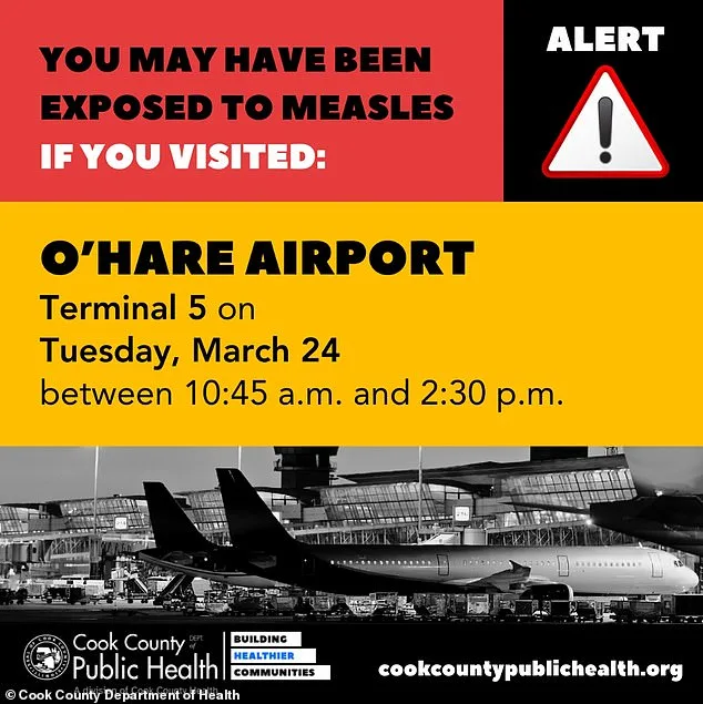 Measles Exposure at O'Hare Airport: Health Officials Warn After Contagious Individual's Visit
