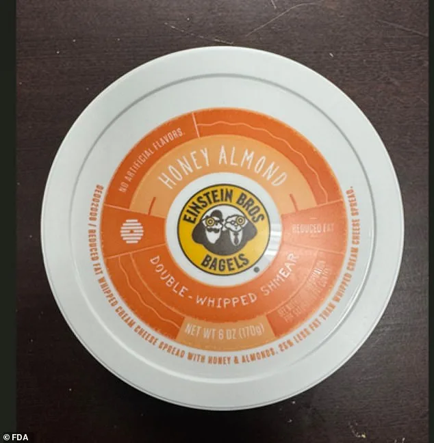 Urgent Recall of Honey Almond Cream Cheese Due to Undeclared Almonds Poses Allergy Risk