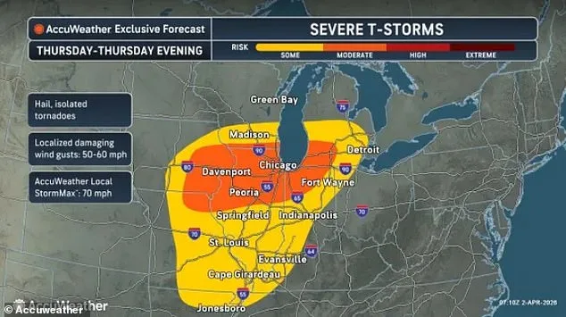 Tornado Alley Expands Eastward, Bringing Severe Storms to Major Cities Across Eight States