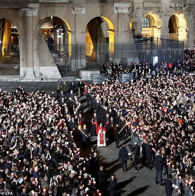 Pope Leo XIV Leads Historic Good Friday Procession at Colosseum, Carrying Cross for First Time in Decades