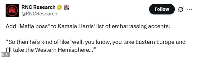 Kamala Harris Under Fire for Controversial Mob Boss Accent Amid 2028 Presidential Aspirations