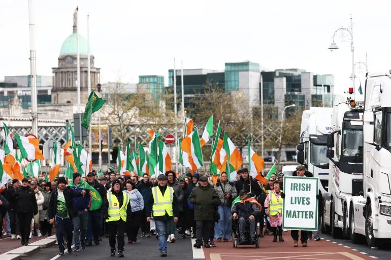 Irish fuel crisis: Geopolitical tensions and supply blockades spark far-right influence fears.