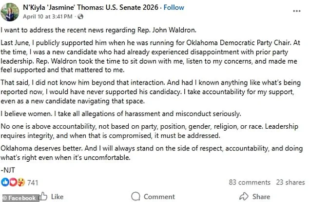 Oklahoma Lawmaker Withdraws After Deepfake Kiss GIF Scandal