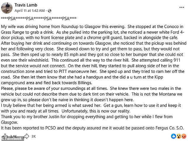 Mysterious White Pickup Truck Harasses Woman Driver on Montana Highway