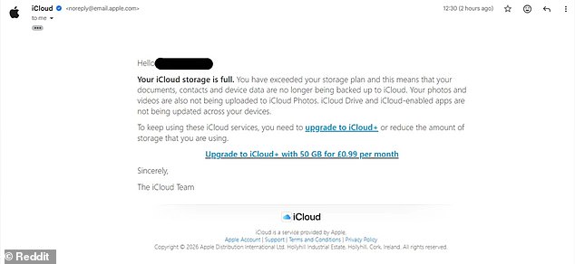 UK watchdog warns Apple users of urgent iCloud scam threat.