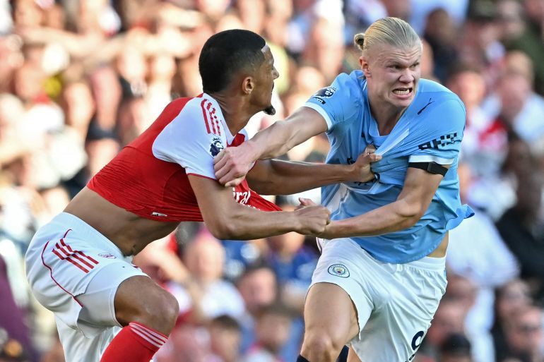 Arsenal chase historic Premier League title in final week against City.