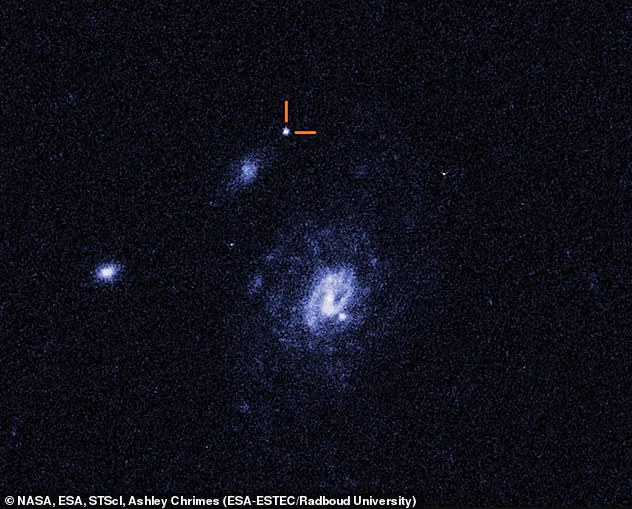 Rare blue flashes may signal violent black hole collisions in space.