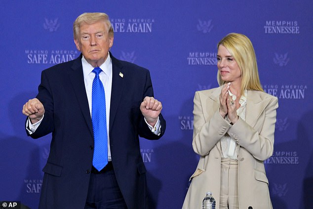 Bondi starts thyroid cancer treatment while retaining White House AI advisory role.