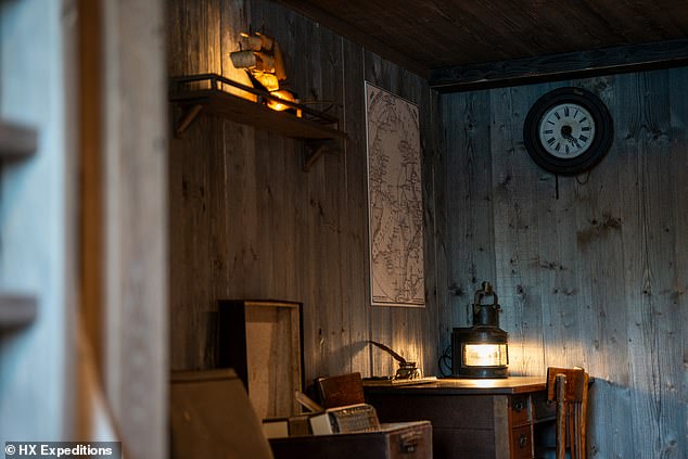 HX Expeditions recreates 1896 Arctic cabin on MS Fridtjof Nansen.