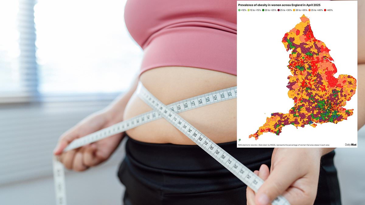 Obesity crisis widens: poorest English regions six times riskier than London.