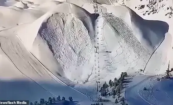 Two Skier's Close Call in an Avalanche