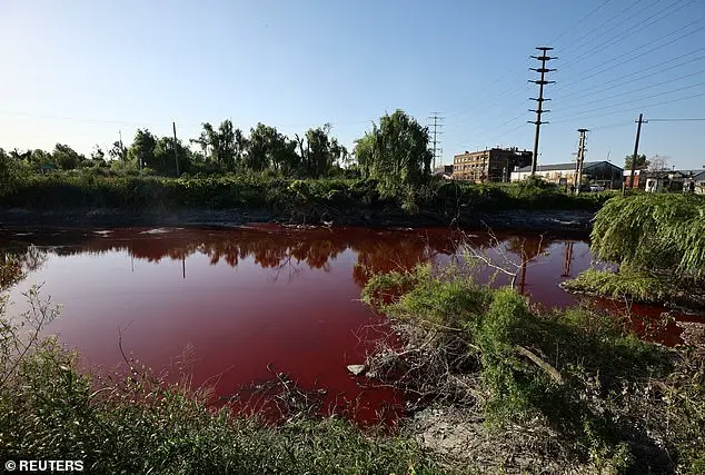 A River Near Buenos Aires Turns Red, Causing Concern Among Locals