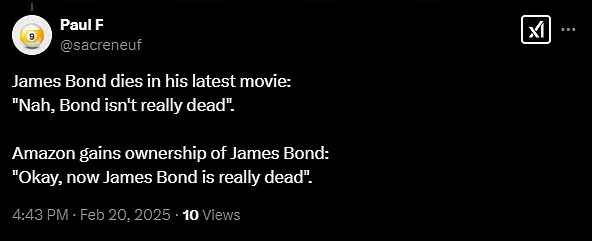 Bond Fans Express Concerns Over Amazon's Acquisition of the Franchise