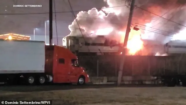 Commuter Train Catches Fire in Pennsylvania, Evacuations Underway